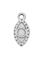 thumb Stainless Steel With Classic Evil Eye Charms 0