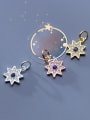 thumb 925 Sterling Silver With Cubic Zirconia Personality Anise Star  Pendants 3