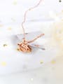 thumb Titanium With Rose Gold Plated Simplistic Star Necklaces 2