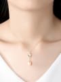 thumb 925 Sterling Silver With Gold Plated Simplistic Irregular Necklaces 1