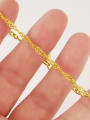 thumb Women Fashion Heart Shaped Bell 24K Gold Plated Bracelet 2