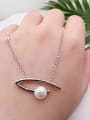 thumb Fashion Freshwater Pearl Eye-shaped Necklace 1