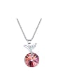 thumb Round-shaped Crystal Necklace 0
