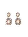 thumb Wedding Accesserioes Rectangle drop earring 0