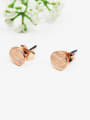 thumb Exquisite Twill Design Round Shaped Earrings 1