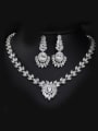 thumb Wedding Accessories earring Necklace Jewelry Set 0