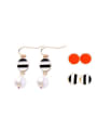 thumb Simple Artificial Round Shaped Stud Earrings 0