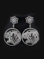 thumb Plating Copper Leopard drop earring 1