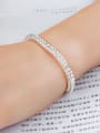 thumb Simple Woven Silver Plated Bracelet 1