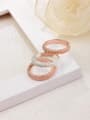 thumb Creative Double Color Round Shaped Set Ring 2