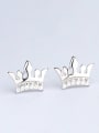 thumb Women Elegant Crown Shaped stud Earring 2