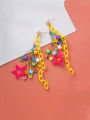 thumb Alloy With Rose Gold Plated Trendy Irregular Tassels Earrings 2