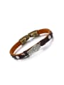 thumb Retro style Personalized Wing Artificial Leather Bracelet 0