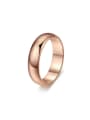 thumb Smooth Simple Hot Selling Noble Unisex Ring 0