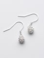 thumb Fresh Dandelion Shaped S925 Silver Drop Earrings 0