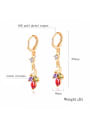 thumb Copper With Gold Plated Trendy Animal Earrings 3