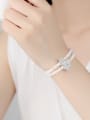 thumb Exquisite jewelry new elegant double-layer natural pearl bracelet 1