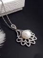 thumb Freshwater Pearl Flower Necklace 0