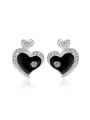 thumb Fashion Heart shaped Stud Earrings 0