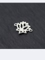 thumb 925 Sterling Silver With Silver Plated Lotus Connectors 0