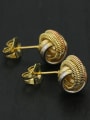 thumb Copper Alloy Multi-Gold Plated Fashion Personalized Hollow stud Earring 1