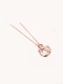 thumb Women Rose Gold Cute Chicken Shaped Necklace 0