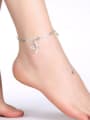thumb Simple Hollow Stars Women Anklet 1