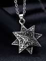 thumb Unisex Vintage Star Shaped Titanium Necklace 2