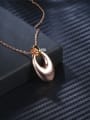 thumb Exquisite Roe Gold Plated Scrub Necklace 2
