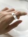 thumb Sterling Silver neutral style love free size ring 1