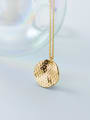 thumb Sterling Silver Plated Gold honeycomb pattern Necklace 0