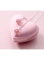 thumb S925 Tremella Line Female Strawberry Crystal Ear Fall Temperament Pink Crystal Ear Female E9354 1