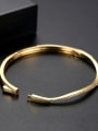 thumb Copper inlaid AAA zircon simple wave Bracelet 2
