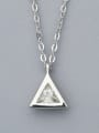 thumb Triangle Shaped Necklace 3