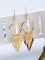 thumb Exaggerated Tassels Alloy Two Pieces Jewelry Set 2