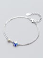 thumb Adjustable Star Shaped Artificial Pearl S925 Silver Bracelet 0