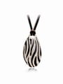 thumb Fashion Water Drop Zebra-stripe Pendant Alloy Sweater Chain 0