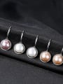 thumb Sterling  Silver Natural Freshwater Pearl Earrings 3