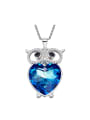 thumb S925 Silver Owl-shaped Necklace 0