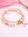 thumb Alloy With Rose Gold Plated Fashion Fish Tail Pendant Bracelets 2