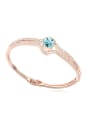 thumb Fashion Cubic austrian Crystals Rose Gold Plated Alloy Bangle 1