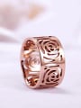 thumb Hollow Rose Gold Plated Ring 0