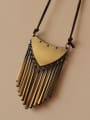 thumb Antique Copper Plated Tassels Necklace 0