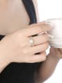 thumb Temperament Women Opal 18K Gold Engagement Ring 1