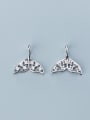 thumb 925 Sterling Silver With Cubic Zirconia  Personality Fish Tail Pendants 1