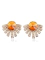 thumb Personalized Fashion Cubic austrian Crystals Alloy Stud Earrings 3