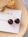 thumb Alloy With Acrylic Cute Friut  Cherry Drop Earrings 3