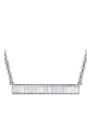 thumb Simple Rectangular austrian Crystals Necklace 0