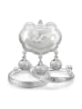 thumb Ethnic style 999 Silver Chinese Dragon-etched Children Two Pieces Jewelry Set 0