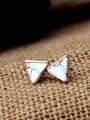 thumb Lovely Triangular Synthetic Stones  Alloy stud Earring 2